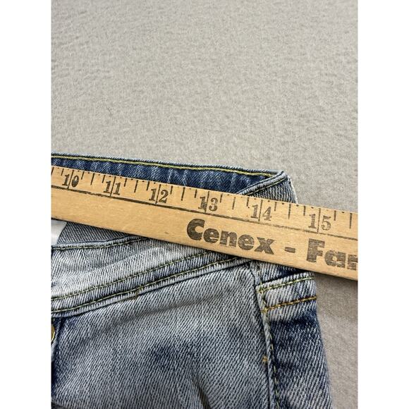 VTG Levi's 518 Jeans Womens 7M Juniors Faded Wash Bleached Look Superlow Bootcut - Picture 7 of 14